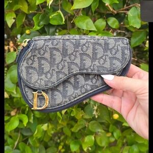 Dior Gray Monogram Clutch